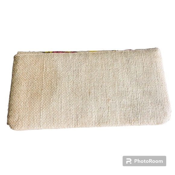 Coffee bag burlap clutch purse - Picture 3 of 3